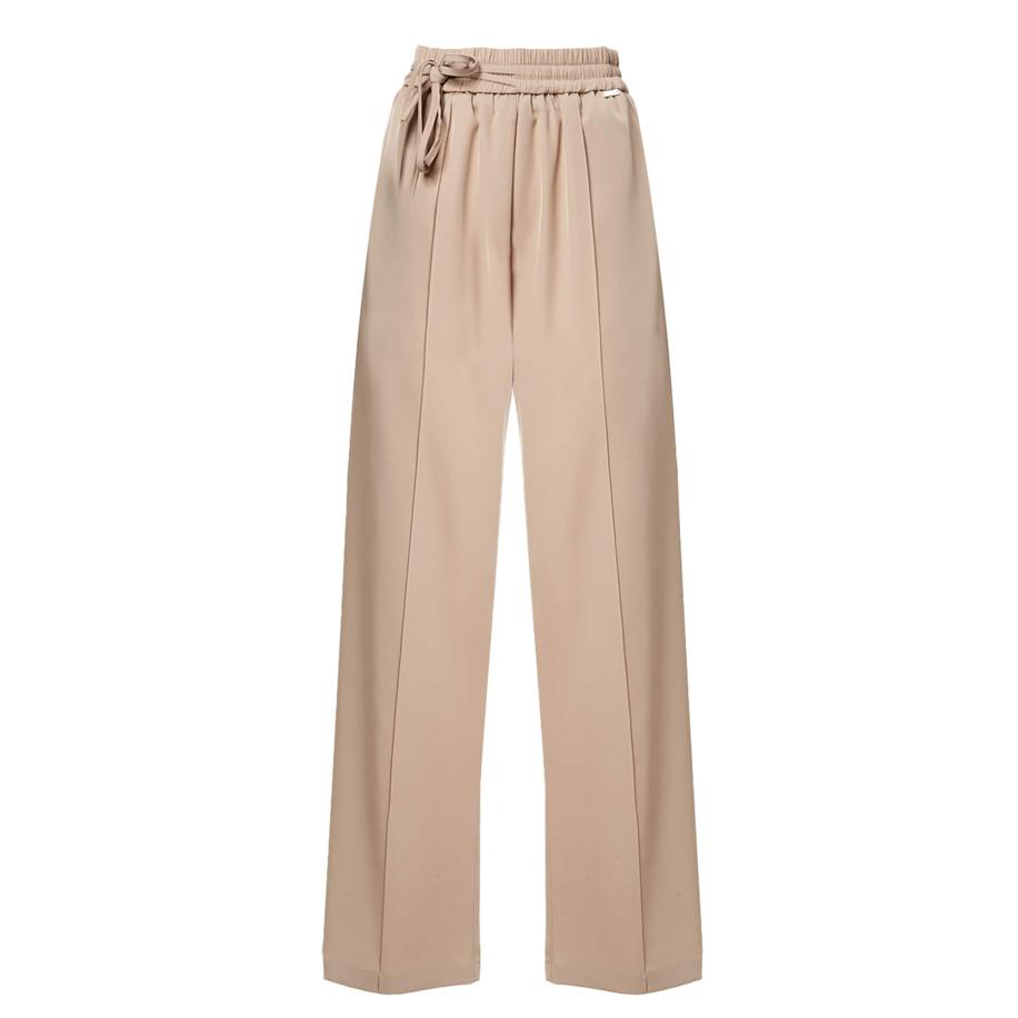 Influencer Influencer Bandplooibroek beige -