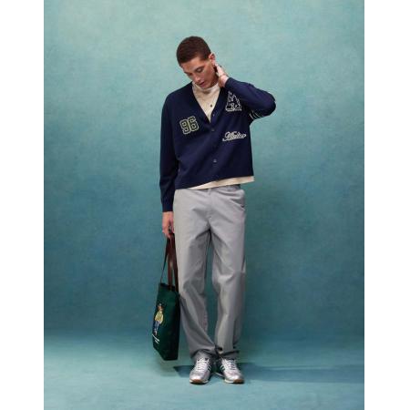 ASOS DESIGN - Baggy chinobroek in grijs