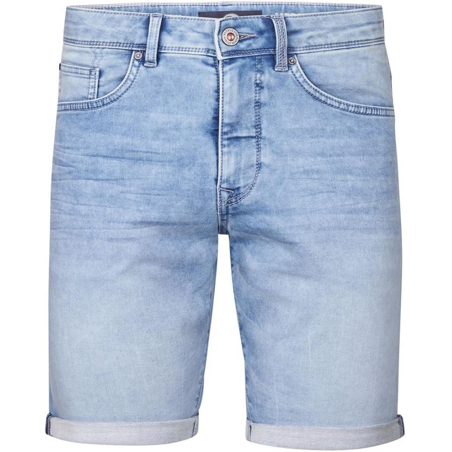Petrol Denim Short Jackson Lichtblauw Blauw