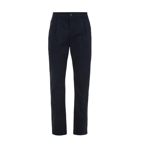 Fundamentals heren tapered fit chino met stretch - Tapered - Donkerblauw - Katoen - Maat: 29/30