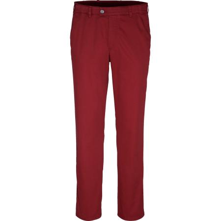 BABISTA Broek met platte voorkant rood, Effen