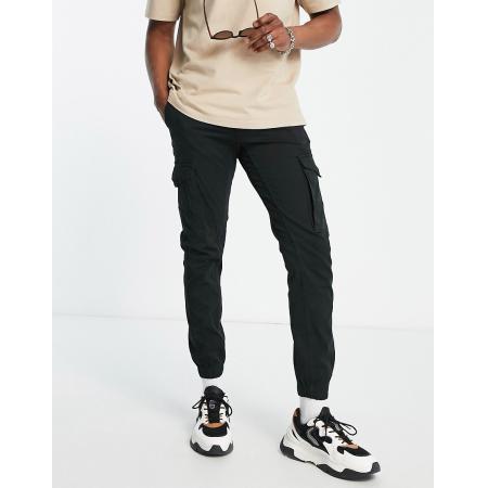 Jack & Jones Intelligence - Cargobroek met boorden in zwart