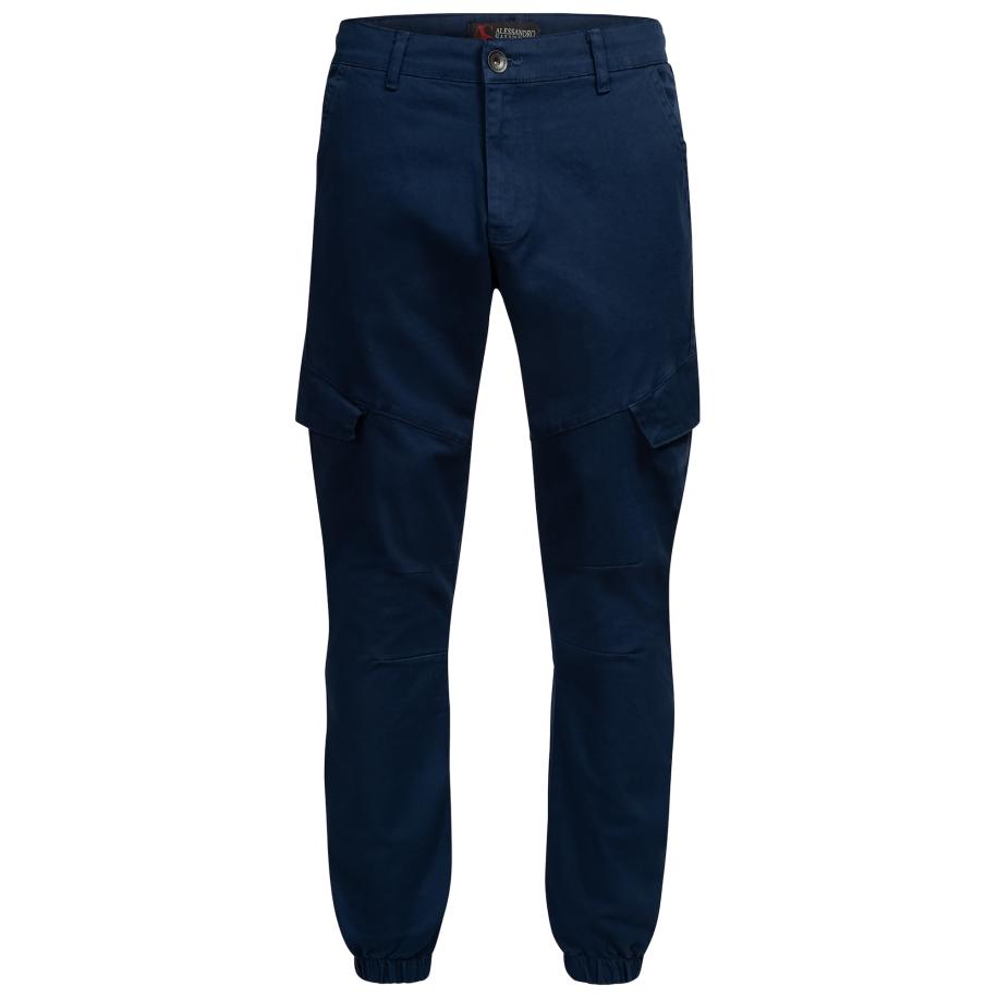 Alessandro Salvarini Alessandro Salvarini Broek AS274 donkerblauw -