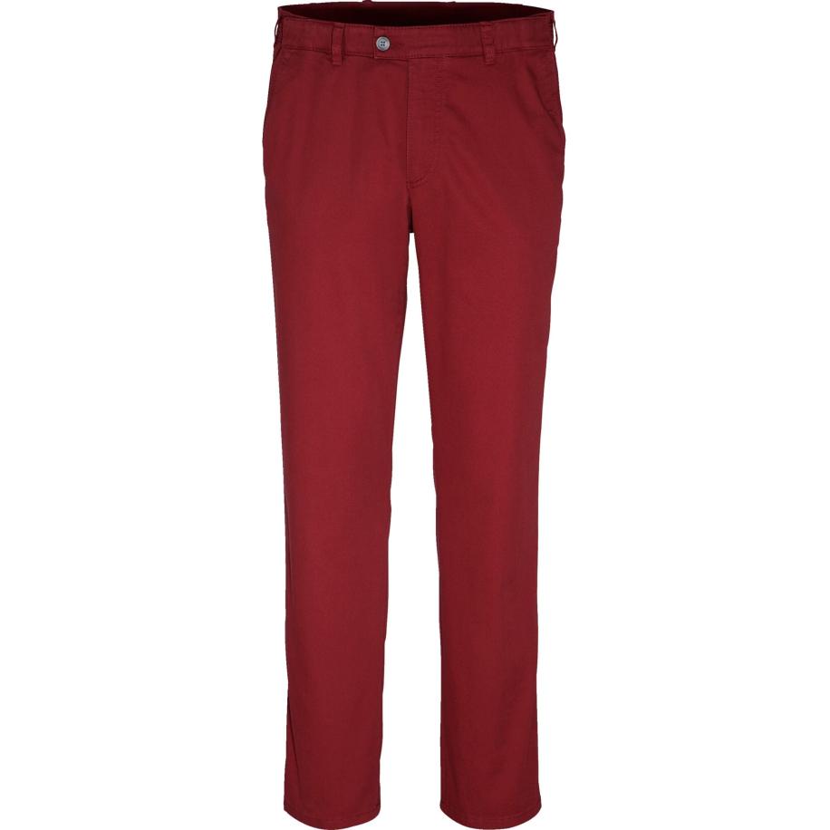 BABISTA Broek met platte voorkant rood, Effen Rood
