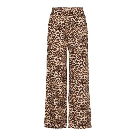 ICHI ICHI Broek Anisse sand / bruin / zwart