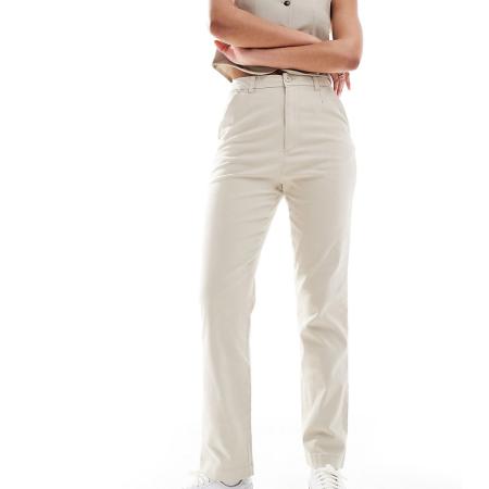 ASOS DESIGN Tall Chinobroek in stone-Neutraal