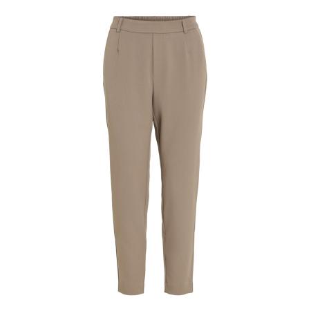 Vila VILA Bandplooibroek Varone taupe / grey denim