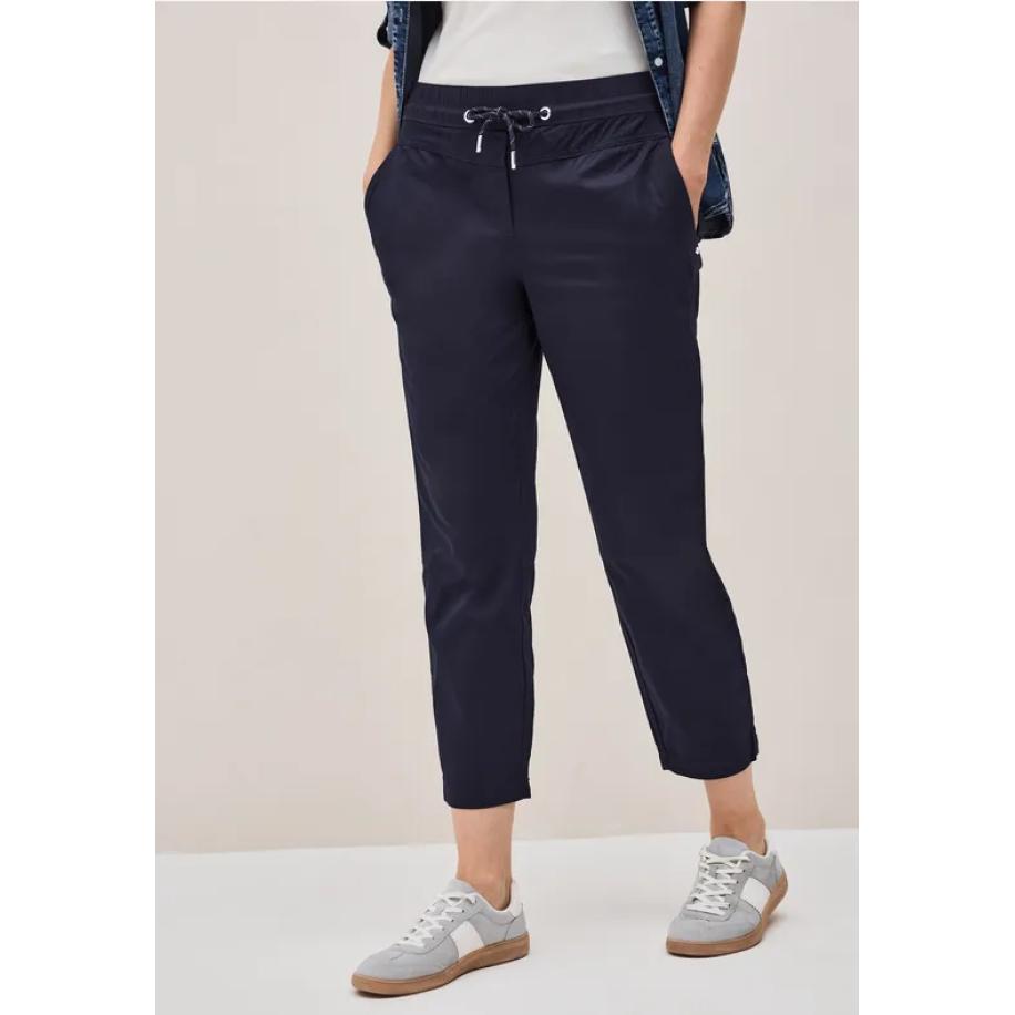 CECIL Papertouch broek Blauw