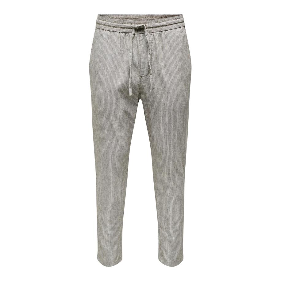 Only & Sons Only & Sons Broek Linus bruin / offwhite -