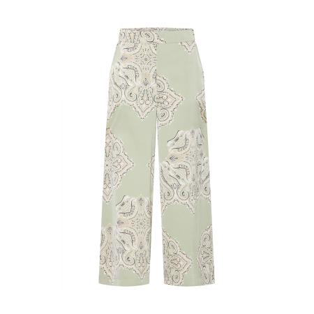 b.young b.young Broek BYJANNIKE beige / ecru / pastelgroen / zwart