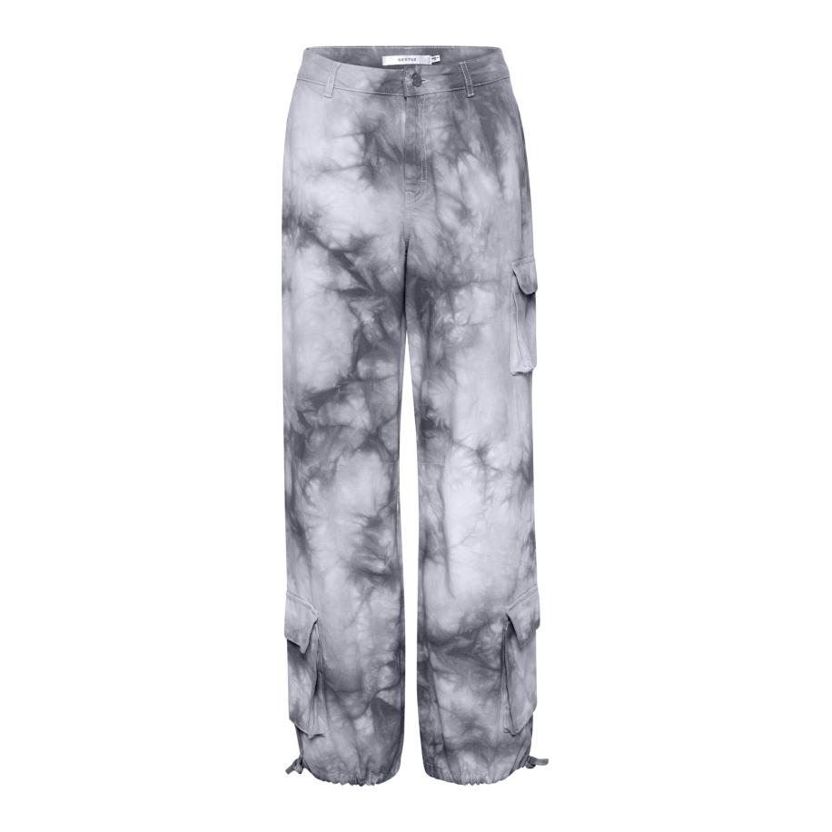 Gestuz Gestuz Cargobroek Kala antraciet / wit -