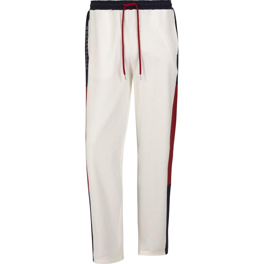 Jan Vanderstorm Sweatpants wit, Bedrukt Wit