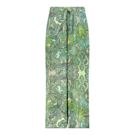 Monari monari Broek lichtblauw / appel / lichtgroen / wit