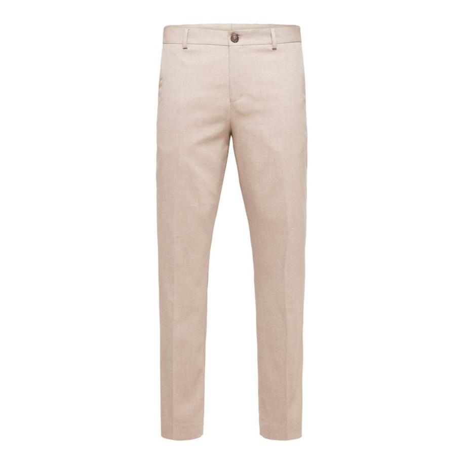 Selected SELECTED Pantalon SNHNeil beige gemêleerd -