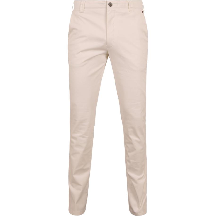 Meyer New York Broek Off-white Bruin