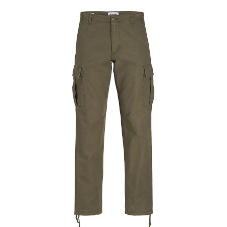 Jack & Jones Plus Cargobroek JPSTKANE JJBARKLEY olijfgroen