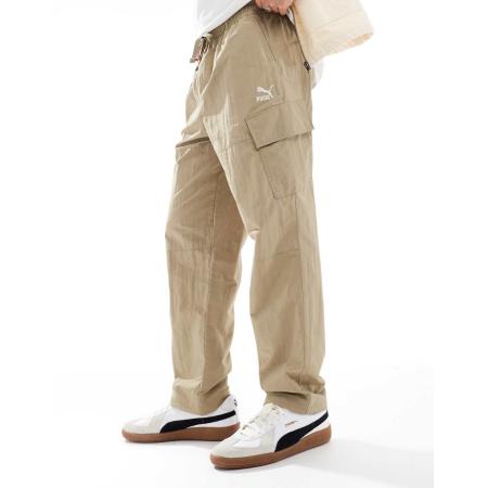 PUMA - Classics - Cargo-joggingbroek in beige-Neutraal