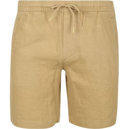 Suitable Linnen Beach Shorts Beige