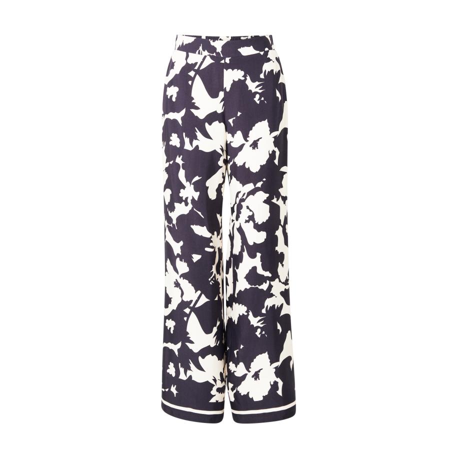 Comma COMMA Broek pruim / wit -