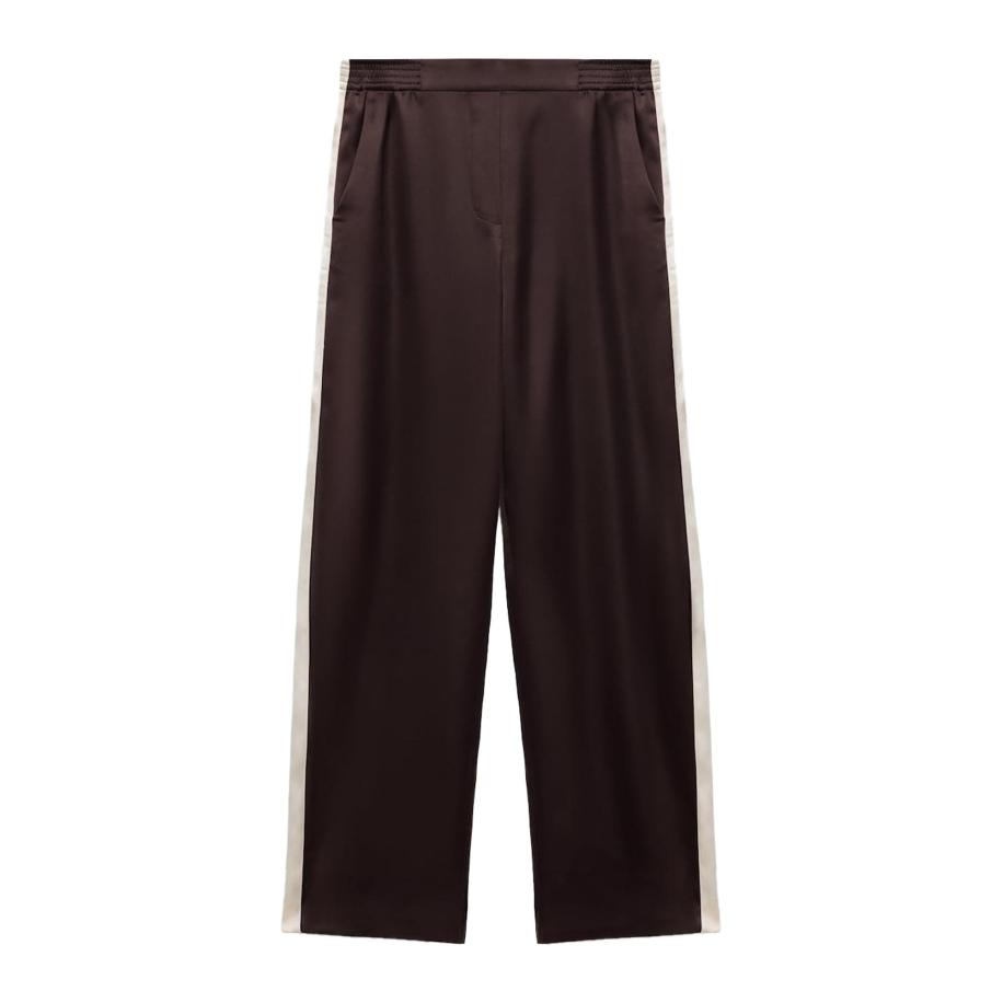Mango MANGO Broek GUILLE crème / cyclaam -