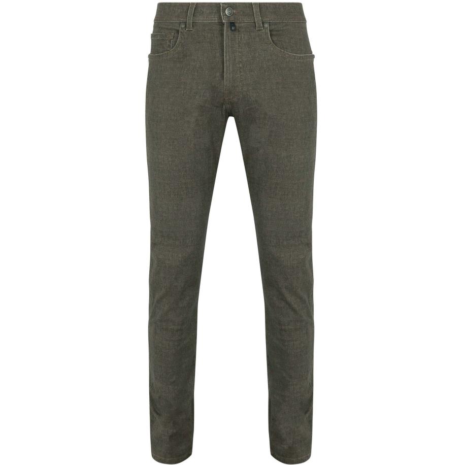Pierre Cardin Broek Lyon Tapered Olijfgroen Groen