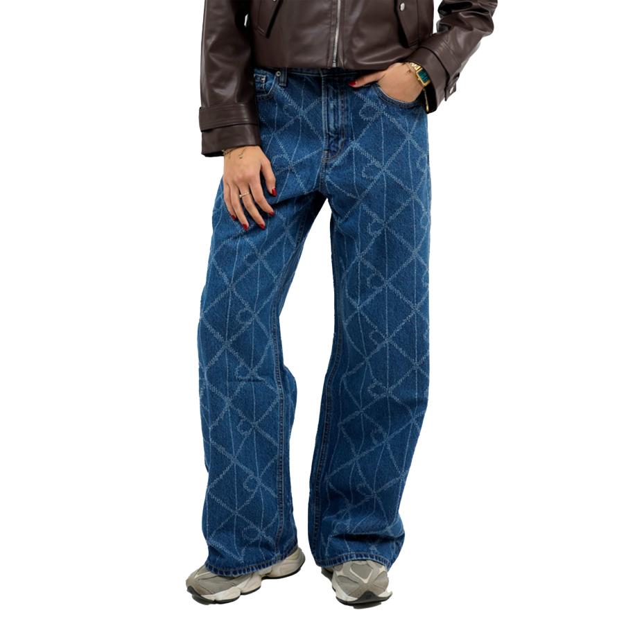 Calvin Klein Baggy Broek Blauw