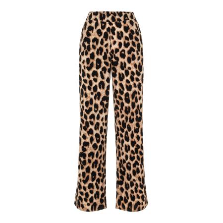 Pieces PIECES Broek Gurla cappuccino / lichtbruin / zwart