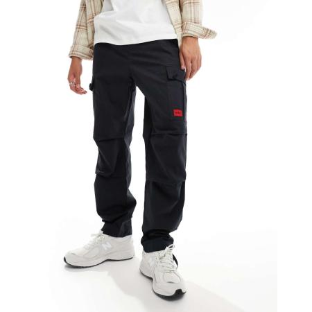 HUGO Red - Garlo - Cargobroek in zwart