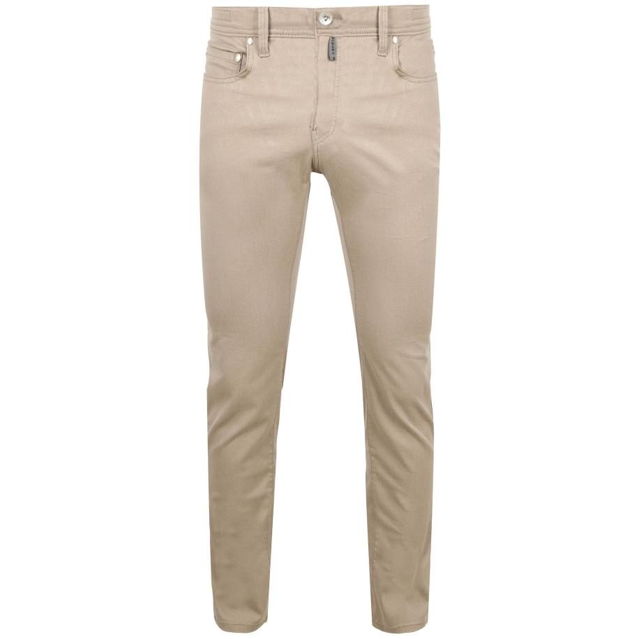 Pierre Cardin Broek Lyon Futureflex Beige Bruin