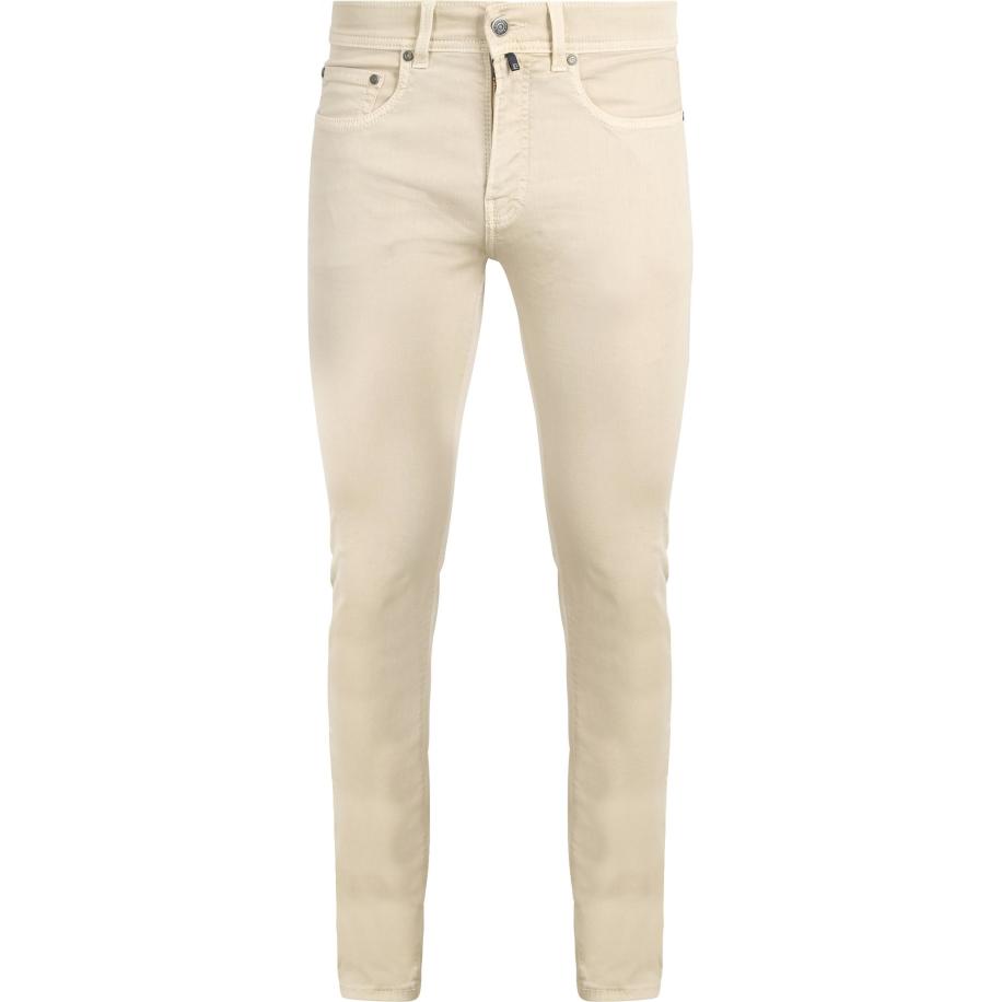 Pierre Cardin 5-Pocket Jeans Lyon Tapered Beige Bruin