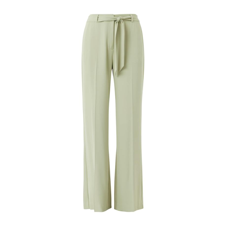 Comma COMMA Pantalon pastelgroen -