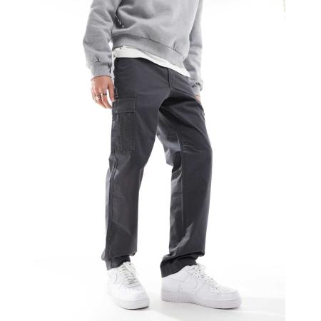 JJ Rebel - Cargobroek met losse pasvorm in donkergrijs