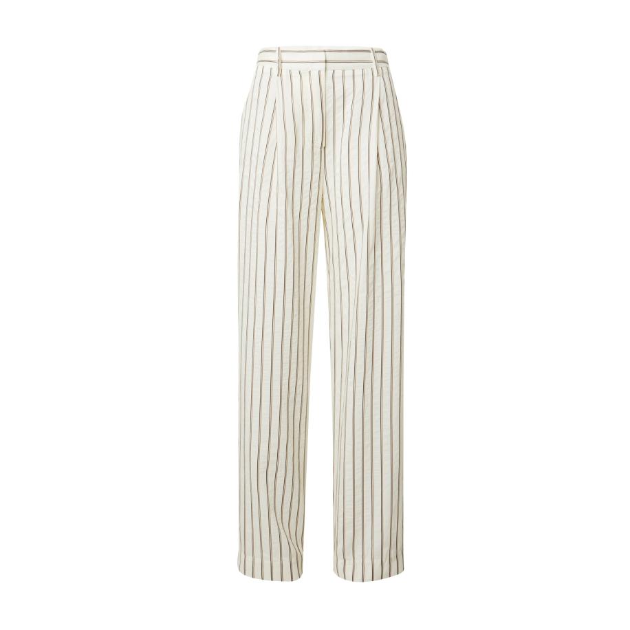 Samsøe & Samsøe Samsøe Samsøe Bandplooibroek Agneta lichtbeige / bruin / zwart -