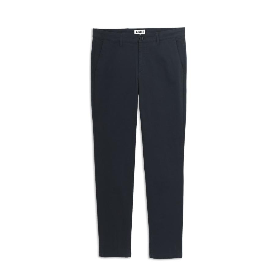 AIGLE Chino navy Blauw