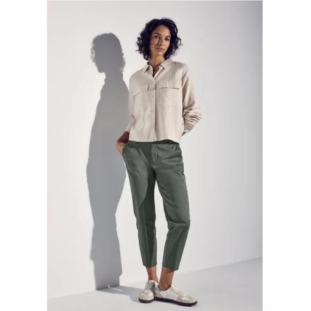 Street One Zachte keperstof chino