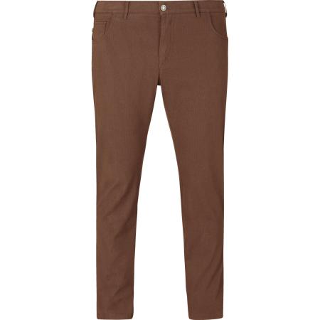 Charles Colby Broek met platte voorkant bruin, Effen