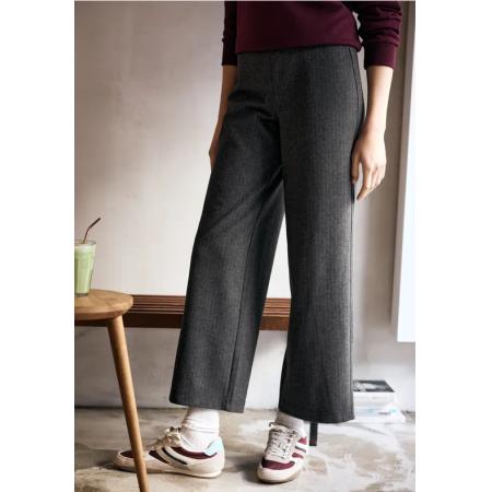 Street One Pinstripe broek Wide Legs
