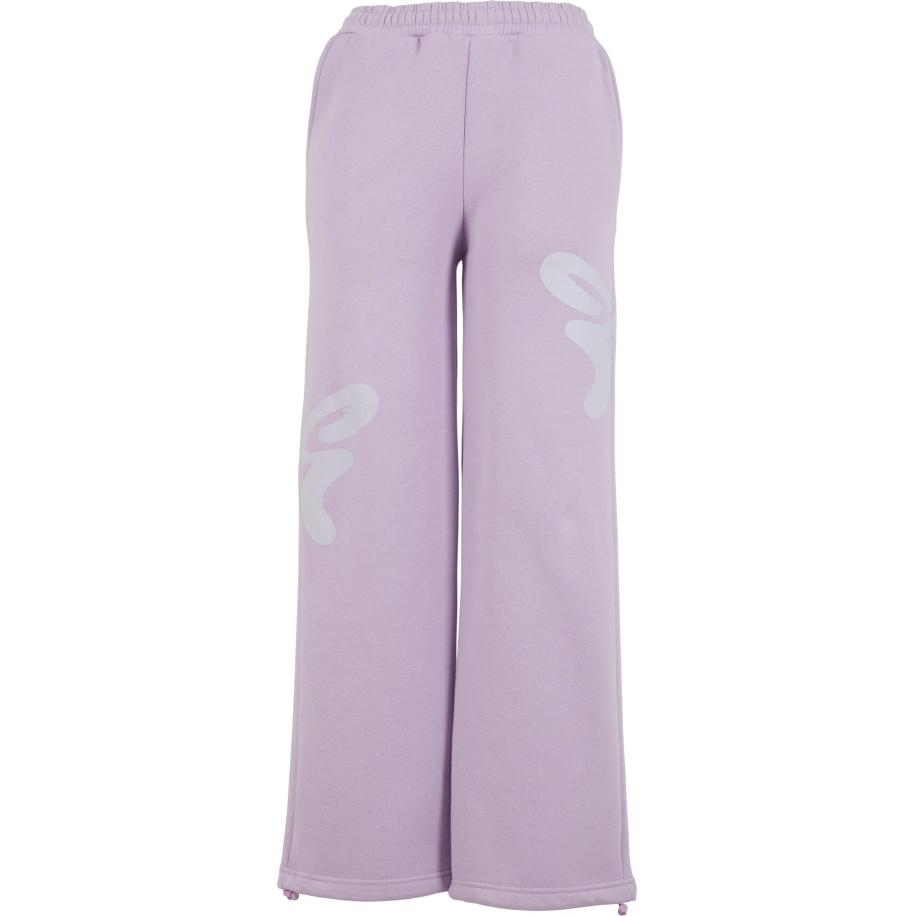 Felicious Broek lichtgrijs / lavendel Paars