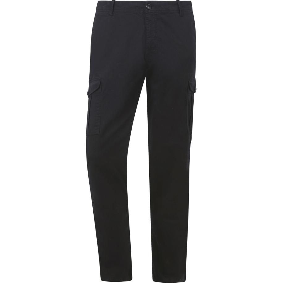 Jan Vanderstorm Cargobroek zwart, Effen Zwart