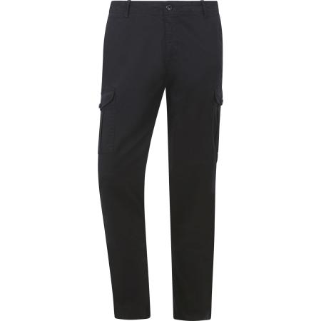 Jan Vanderstorm Cargobroek zwart, Effen