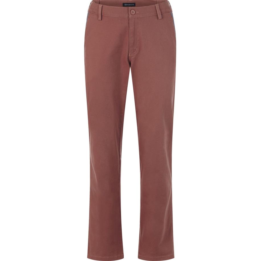 BABISTA Broek met platte voorkant donker oranje, Effen Oranje