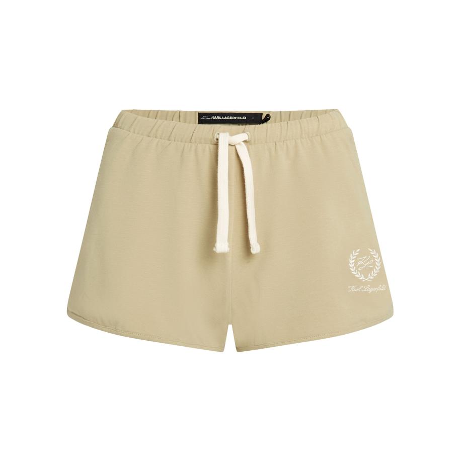 Karl Lagerfeld Karl Lagerfeld Broek Hotel camel / wit -