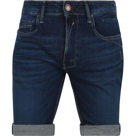 No Excess Denim Short Donkerblauw