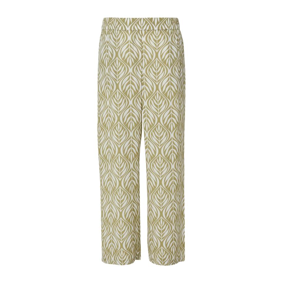 s.Oliver BLACK LABEL Broek lichtgroen / wit Groen