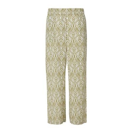 s.Oliver BLACK LABEL Broek lichtgroen / wit