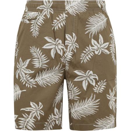 Scotch and Soda Short Print Donkergroen