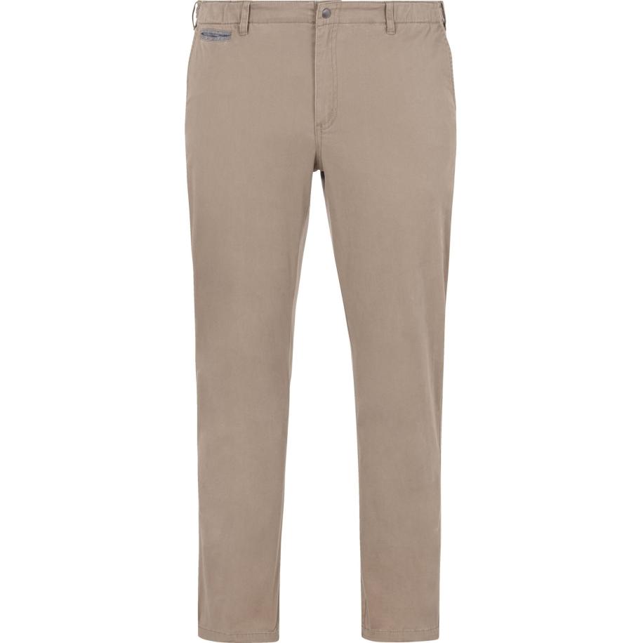 Charles Colby Chino beige, Effen Bruin