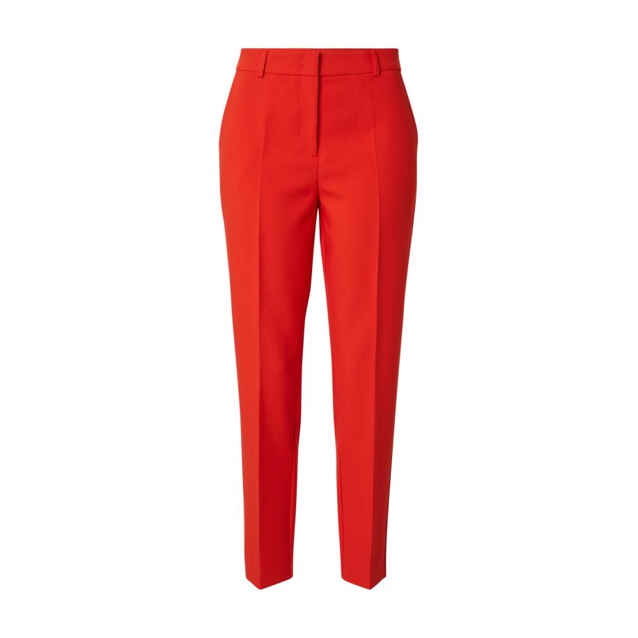 Comma COMMA Pantalon oranjerood -