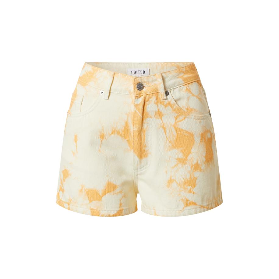 EDITED EDITED Jeans Jen crème / oranje -