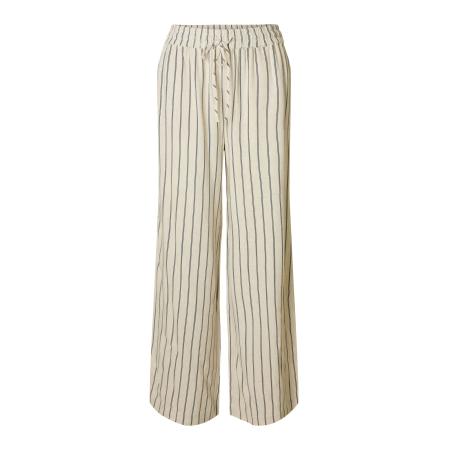 Selected SELECTED Broek SLFVIVA-GULIA lichtbeige / zwart